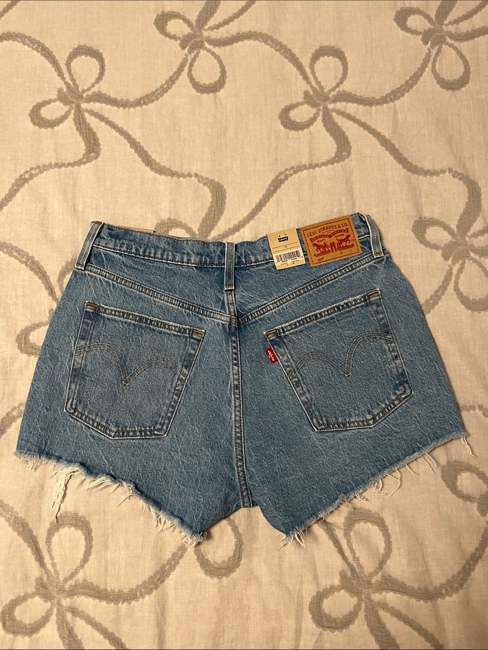 NWT Levi’s 501 Original Denim Shorts Stretch - Picture 4 of 10